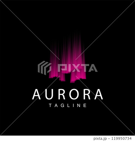 Aurora Logo, Sky Nature Landscape Design, Symbol Vector Illustration Template Aurora Logo, Sky Nature Landscape Design, Symbol Vector Illustration Template 119950734