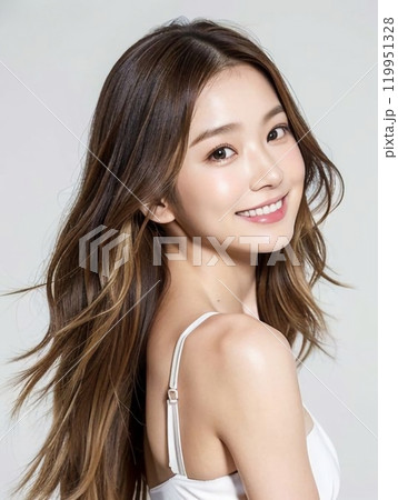 若い女性のビューティーイメージ 119951328