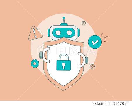 AI fraud detection - real-time monitoring, analyzing transactions and identifying suspicious activity to prevent fraud. Ai secure digital payments and artificial intelligence enhanced security 119952033