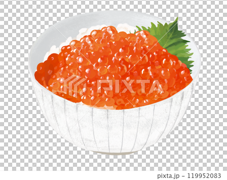 いくら丼（大葉付き）白椀 119952083
