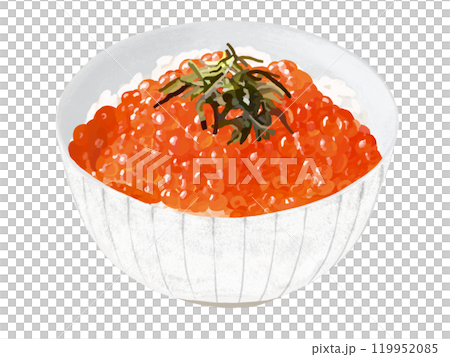 いくら丼（刻み海苔付き）白椀 119952085