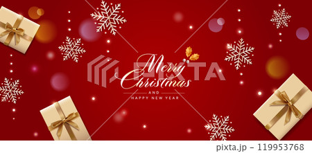 クリスマスプレゼント ベクター素材 クリスマスプレゼント ベクター素材 119953768