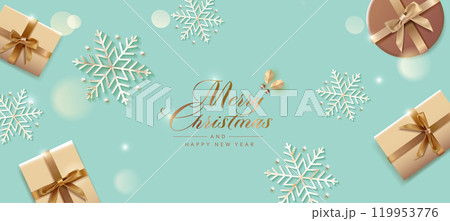 クリスマスプレゼント ベクター素材 クリスマスプレゼント ベクター素材 119953776