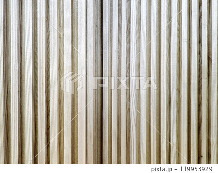 Wooden Vertical Line Wall Background. 119953929