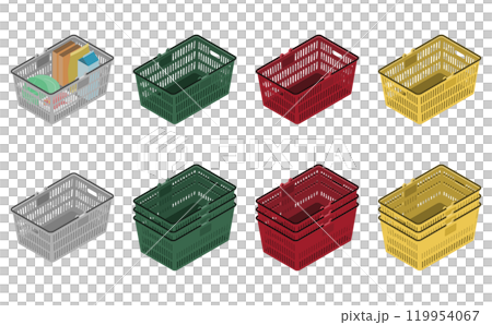 等距插圖： 購物車 119954067