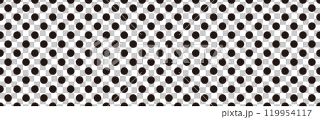 Seamless polka dot background material, screentone material for manga Seamless polka dot background material, screentone material for manga 119954117