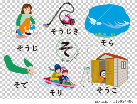 Japanese Hiragana Series: Hiragana with "so" Japanese Hiragana Series: Hiragana with "so" 119954496