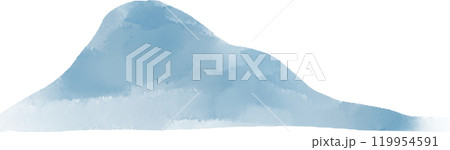水墨画風の山の背景イラスト 水墨画風の山の背景イラスト 119954591