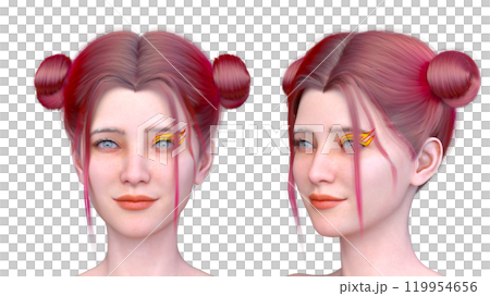 Close-up of a woman's face Close-up of a woman's face 119954656