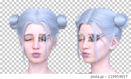 Close-up of a woman's face Close-up of a woman's face 119954657