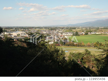 新潟県 五泉市 村松公園 愛宕神社からの展望風景 新潟県 五泉市 村松公園 愛宕神社からの展望風景 119955436