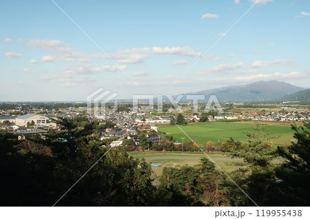新潟県 五泉市 村松公園 愛宕神社からの展望風景 新潟県 五泉市 村松公園 愛宕神社からの展望風景 119955438