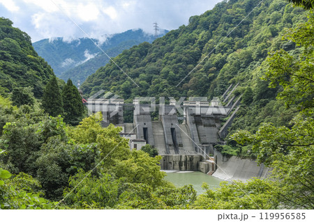 黒部川水系唯一の多目的ダムである宇奈月ダム 119956585