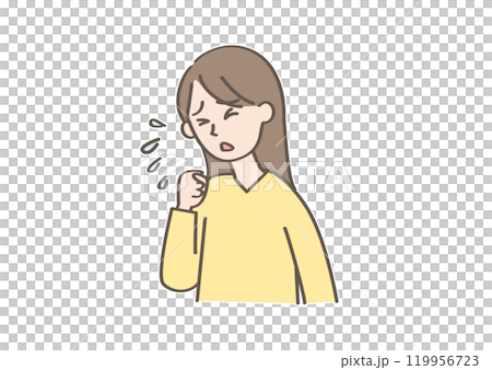 咳嗽的人 119956723