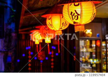 台湾の九份 119957404