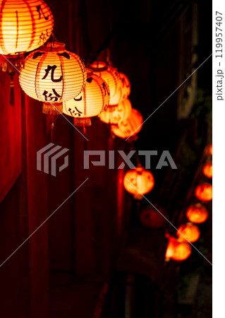 台湾の九份 119957407