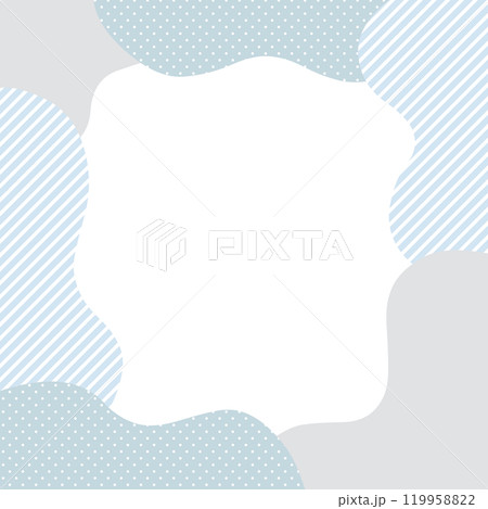 くすんだ色合いのやわらかな感じのフレームイラスト背景素材 くすんだ色合いのやわらかな感じのフレームイラスト背景素材 119958822