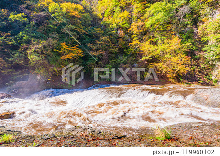 【群馬県】紅葉期の吹割の滝 119960102