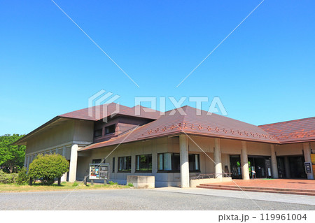 長野県長野市、長野市立博物館の風景 119961004