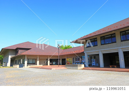 長野県長野市、長野市立博物館の風景 長野県長野市、長野市立博物館の風景 119961051