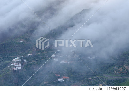 Landscape in the Tejeda Caldera. Landscape in the Tejeda Caldera. 119963097