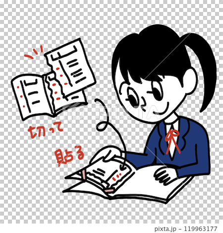 將其剪下來並貼上到筆記本上,創建一個原創的學習筆記本。 將其剪下來並貼上到筆記本上,創建一個原創的學習筆記本。 119963177