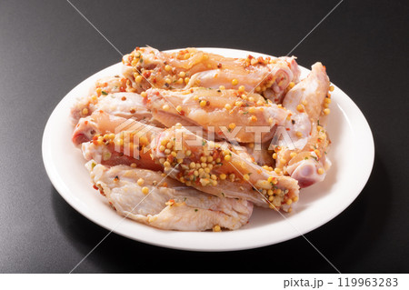 (国産)若鶏チキン スペアリブ(スパイス焼き) (国産)若鶏チキン スペアリブ(スパイス焼き) 119963283