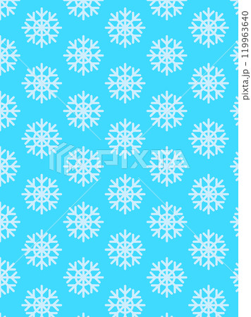 Seamless snowflake pattern. Vector illustration 119963640