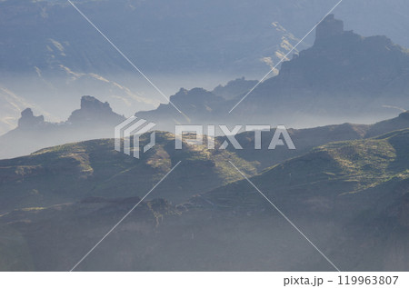 Landscape in The Nublo Rural Park. Landscape in The Nublo Rural Park. 119963807