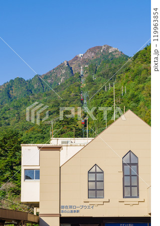 御在所ロープウェイ湯の山温泉駅(三重県三重郡菰野町) 御在所ロープウェイ湯の山温泉駅(三重県三重郡菰野町) 119963854