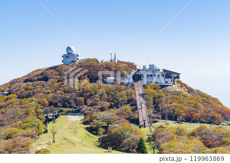 御在所岳のゲレンデ・山上公園駅・雨量レーダー(三重県三重郡菰野町) 御在所岳のゲレンデ・山上公園駅・雨量レーダー(三重県三重郡菰野町) 119963869