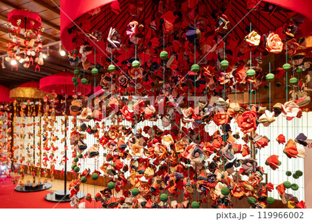 日本三大つるし飾り湊町酒田の傘福 119966002