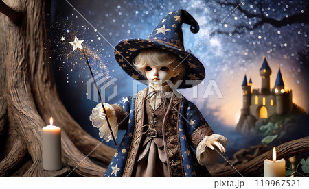 森に住む小さな魔法使い 森に住む小さな魔法使い 119967521