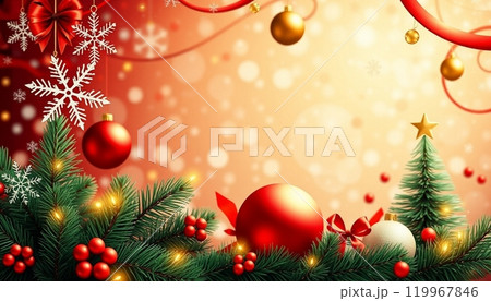 a festive christmas background design. 119967846