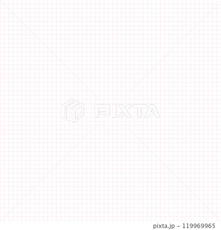 シンプルな目の細かい方眼紙の背景　薄いピンク　 119969965