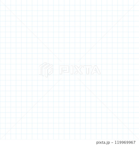 シンプルな方眼紙の背景　薄いブルー 119969967