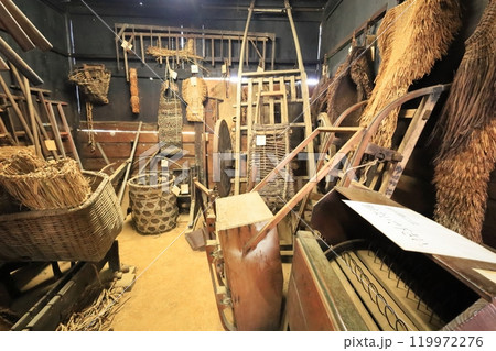前沢曲家集落資料館の様子 福島県南会津郡南会津町 前沢曲家集落資料館の様子 福島県南会津郡南会津町 119972276