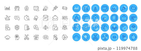 Court jury, Scissors and Employees messenger line icons pack. Stress, Phone pay, Green electricity web icon. Chemistry lab, Love book, User pictogram. Phone puzzle, Line graph, Brush. Vector Court jury, Scissors and Employees messenger line icons pack. Stress, Phone pay, Green electricity web icon. Chemistry lab, Love book, User pictogram. Phone puzzle, Line graph, Brush. Vector 119974788