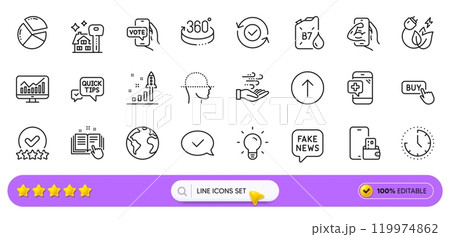 Face scanning, Buying house and Buy button line icons for web app. Pack of Pie chart, Time, Medical phone pictogram icons. Fake news, Phone wallet, Statistics signs. Diesel canister. Vector Face scanning, Buying house and Buy button line icons for web app. Pack of Pie chart, Time, Medical phone pictogram icons. Fake news, Phone wallet, Statistics signs. Diesel canister. Vector 119974862