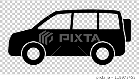 クロスカントリーのシルエットアイコン クロスカントリーのシルエットアイコン 119975455