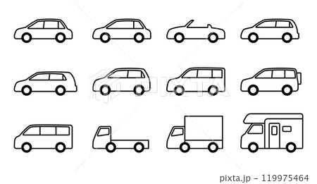 車アイコンセット 119975464