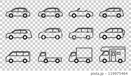 車アイコンセット 119975464