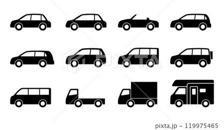 車アイコンセット 車アイコンセット 119975465
