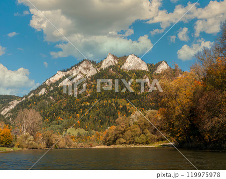 Three Crown summit, part of Pieniny Mountains, Poland 119975978