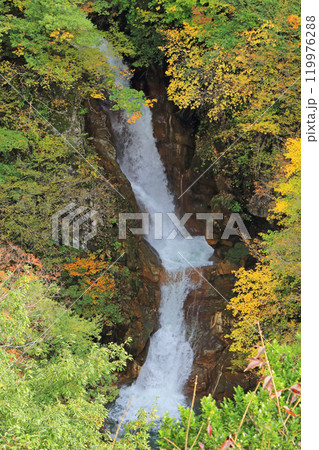 秋山郷 秋の蛇淵の滝 秋山郷 秋の蛇淵の滝 119976288