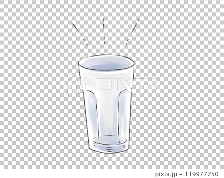 空杯子插畫 119977750
