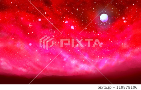 幻想的な星空のイメージ5 幻想的な星空のイメージ5 119978106