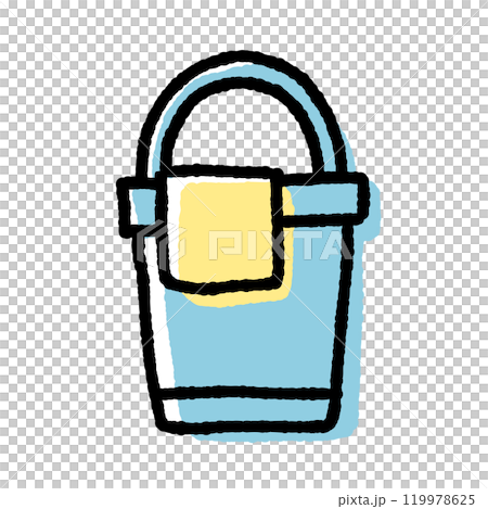 一個簡單的桶的插圖 119978625