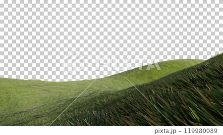 nature grass meadow land lush greenery landscape lawn isolated background. meadow green hill plant beautiful spring mountain park environment 3d render. grass plant field summer travel outdoor. nature grass meadow land lush greenery landscape lawn isolated background. meadow green hill plant beautiful spring mountain park environment 3d render. grass plant field summer travel outdoor. 119980089