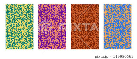 Colored camouflage pattern Colored camouflage pattern 119980563
